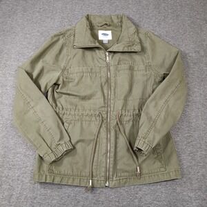 Old Navy‎ Women's Size Small Hunter Pines Green Full Zip Field Jacket